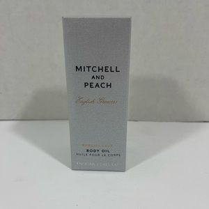 English Leaf Mitchell and Peach Body Oil NIB